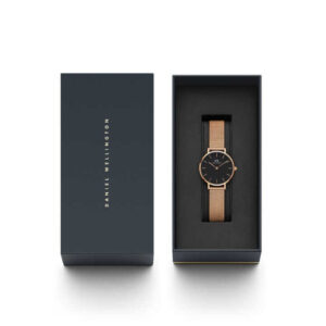 daniel wellington petite melrose black