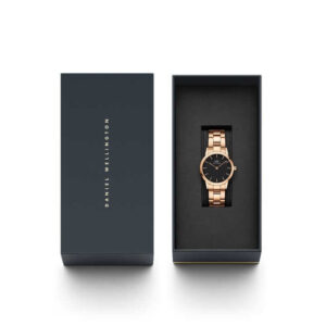 salamone gioielli orologio unisex solo tempo iconic link black box daniel wellington
