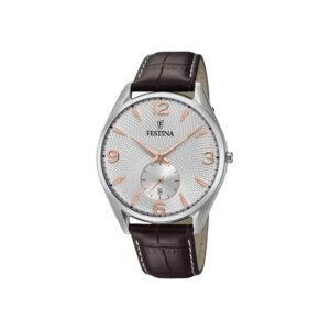 salamone gioielli Festina Orologio Uomo pelle marrone F68577