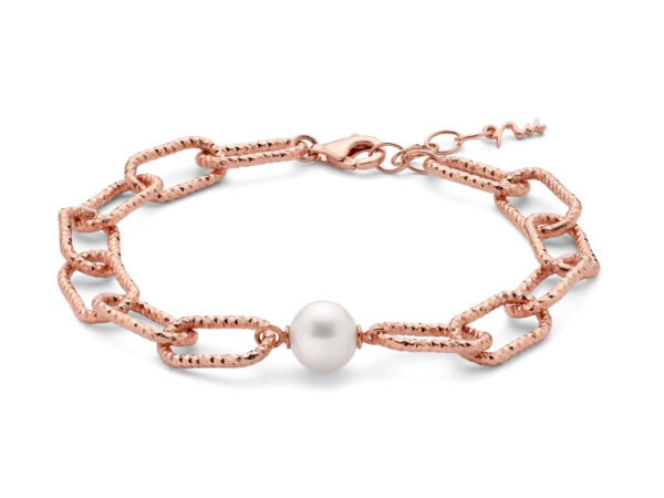 salamone gioielli bracciale argento perle miluna PBR3203R