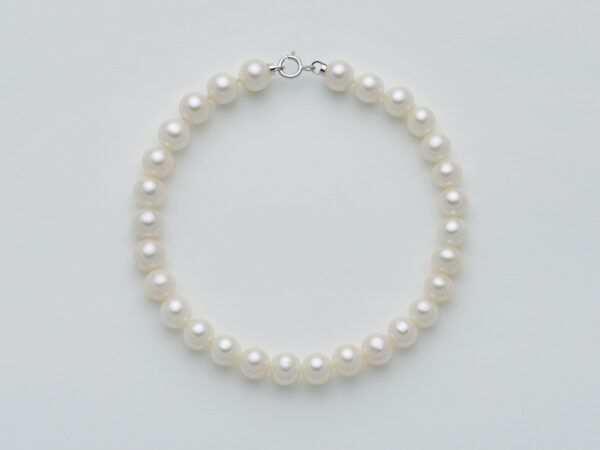 salamone gioielli bracciale perle miluna classico oro PBR2214