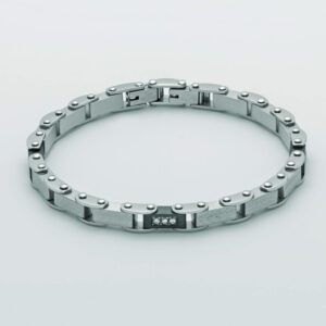 salamone gioielli bracciale yukiko uomo acciaio KBRD1703