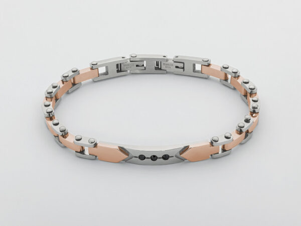 salamone gioielli bracciale yukiko uomo acciaio KBRD1723