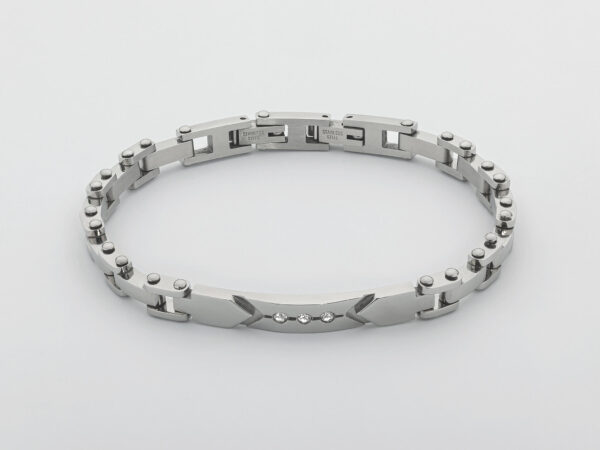 salamone gioielli bracciale yukiko uomo acciaio KBRD1725