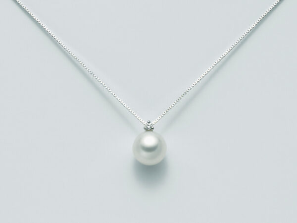 salamone gioielli girocollo perla diamante miluna oro PCI885BM_2V5
