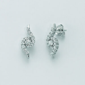 salamone gioielli orecchini miluna oro diamanti particolare ERD2436