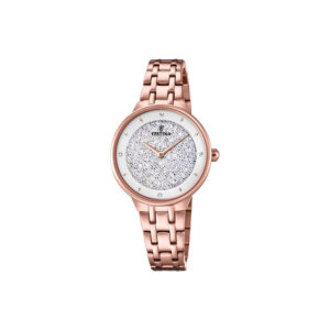 salamone gioielli orologio donna festina solo tempo maglie rose swarovski white f20384_1